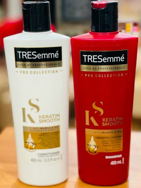 Tresseme keratin smooth shampoo & conditioner 400ml