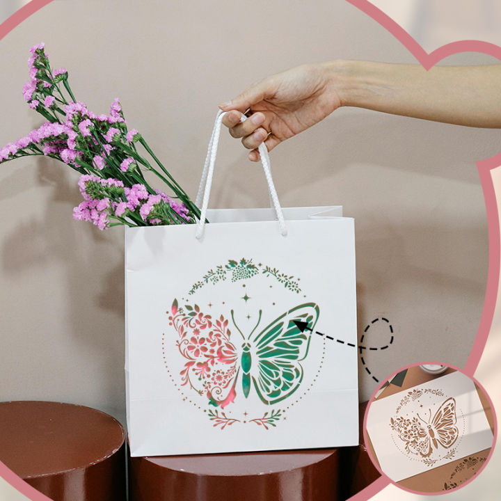 YOMDID%201pc%20Butterfly%20Flower%20DIY%20Graffiti%20Template%20Reusable%20Butterfly%20Pattern%20Painting%20Hollow%20Decoration%20Stencil%20Craft%20Supplies%20-%20Image%203