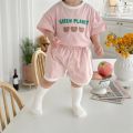 2024 Baby Suit Tracksuits Cute Bear Print Cotton T-shirt+Short Summer Kids Casual Sports Clothes Sets Babies Fashion Set. 