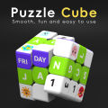 3x3x3 Magic Cube，3x3 Time and Calendar UV Color Printed Relax Puzzle, Professional Smooth Speed Cube Puzzle Cube, Birthday . 