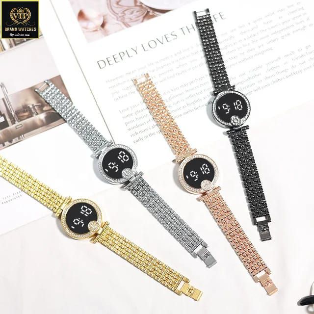 *TOUCH SCREEN SMART LED WATCH*✔️
*FANCY JEWELRY DIMOND DEIL*✔️
*DIFFERENT COLOURS 🎊AVAILABLE*✔️