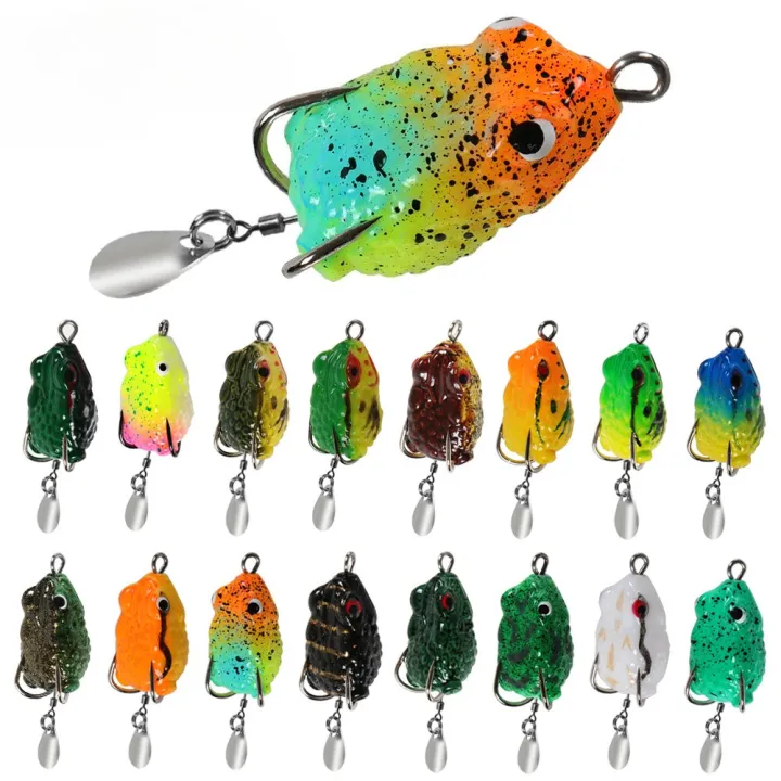 2.5cm/3g%201pc/16pcs%20Mini%20Bullfrog%20Soft%20Lure%20Imitation%20Bait%20Thai%20Style%20Black%20Frog%20Imitation%20Lure%20Trout%20Fishing%20Lure%20-%20Image%203