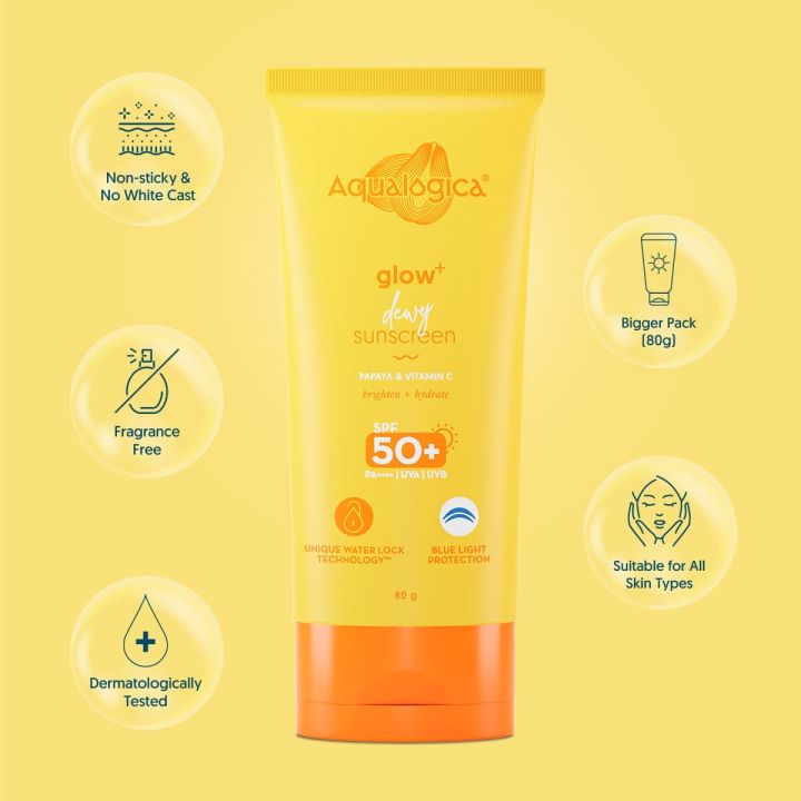 Aqualogica%20Glow+%20Dewy%20Lightweight%20&%20Hydrating%20Sunscreen%20with%20SPF%2050+%20&%20PA++++%20for%20UVA/B%20&%20Blue%20Light%20Protection%20for%20Men%20&%20Women%20-Oily%20and%20Combination%20Skin%20-80g%20-%20Image%207