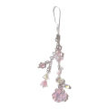 Shell Beaded Phone Chain Gorgeous Star Lily of the Valley Coquettish Coquette Keychain Pendant Keyring Jewelry Accessories.