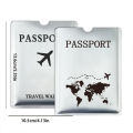 Aluminum foil passport protective case, anti-magnetic and anti-theft brush, laser aircraft version passport holder A-DH. 