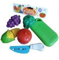 Velcro Fruit Cutting Toy Pretend play Kitchen Toys. 