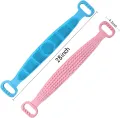 1 Pc Silicone Back Scrubber for Shower - Exfoliating & Deep Clean Body Brush, Comfortable Massage (Multicolor).