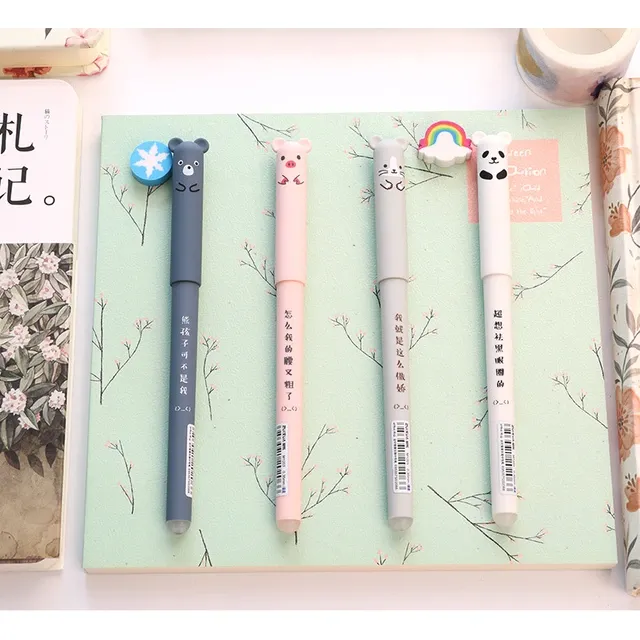 Gel%20Pen%20Erasable%20Pack%20of%204%20Gel%20Ink%20Pen%20Gel%20Pen%200.35%20mm%20Kawaii%20Ballpoint%20Pen%20Cartoon%20Animal%20Panda%20Erasable%20Gel%20Pen%20-%20Image%205