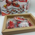 Panlos Brick City Fire Brigade 12 In 1 Lego Building Blocks Toy. 