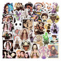 50pcs Various Demon Slayer Anime Stickers Waterproof   Phone Case Kawaii Sticker Pack Cute Laptop Skin Aesthetic Sticker. 