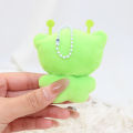 Cute Cartoon Alien Cat Plush Toy Pendant Little Alien Cat Keychain Doll Soft Stuffed Birthday  for Kids Girl Backpack Decor. 