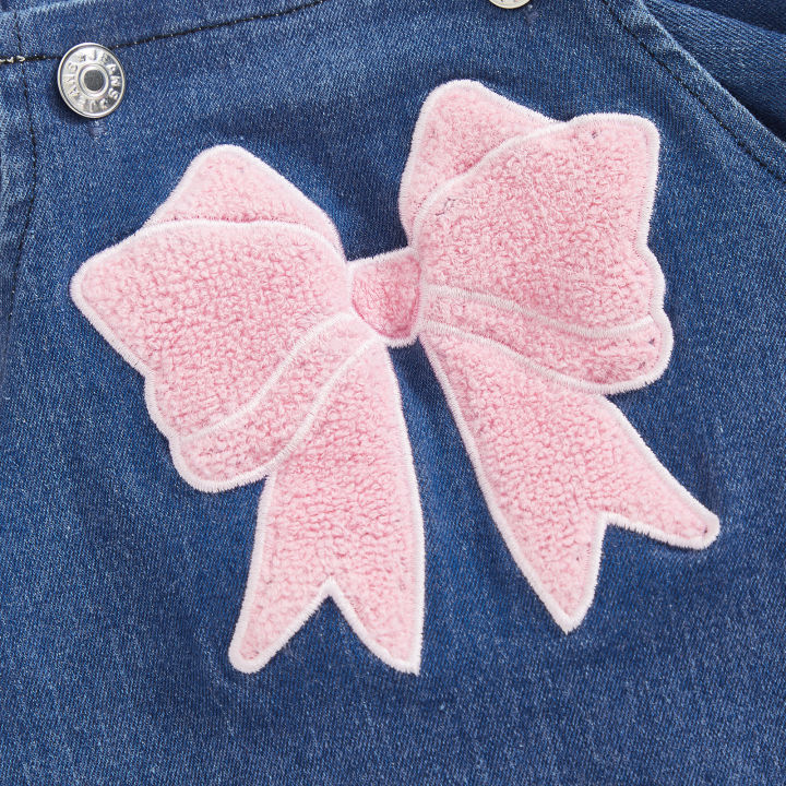 Baby%20Girl%202Pcs%20Summer%20Outfits%20Ruffle%20Sleeveless%20Bowknot%20Embroidery%20Denim%20Romper%20with%20Headband%20Set%20Newborn%20Clothes%20-%20Image%204