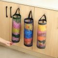 Kitchen Garbage Bag Storage Hanging Bag Holder Wall Hanging Foldable Mesh Bag Storage Kitchen Garbage Storage Rack. 