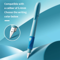 Kawaii Stance Pen Soft Grip, Erasable Replaceable Ink Children's Writing Posture Training Pen School Student Stationery Supplies. 