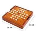 Classic Europe Board Game Single Noble Chess set Peg Solitaire Strategy Thinking Educational Toys For Kids Teens Adults. 