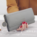 Fashion Women PU Leather Long Wallets Multi-functional Fold Purse Fresh Female Clutch Card Holder. 
