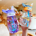 Cute Little Boys Plastic Cup Children Water Cup Sippy Cup Creative Handy Cup Duck Beak Children Cup Students Water Cup. 