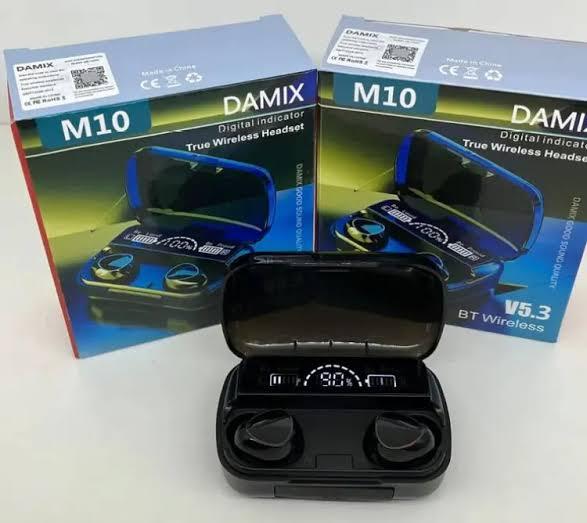 M10 EARBUDS - WIRELESS EARBUDS - BLUETOOTH 5.3 - NOISE REDUCTION