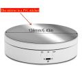 Electric Rotating Base Display Stand 3 Speeds 360 Degree Turntable Jewelry Holder USB/Battery Powered Rotating Tray. 