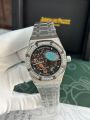 Automatic skeleton watch for man stainless steel. 