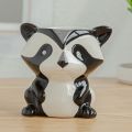 Cute Ceramic Animal Flower Pot Cartoon Zebra Sheep Cow Head Mini Pot Succulents Plants Bonsai Pots Home Garden Decoration. 