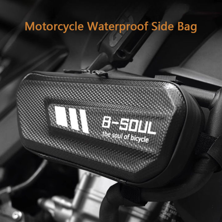 Motorcycle Side Bag Large Capacity Motorcycle Side Pocket Multifunctional Electric Bicycle Hanging Bag For Universal Accessories