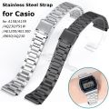 for Casio Stainless Steel Strap 18mm Metal Watchband for A158/A159/AQ230/F91W/AE1200/AE1300/B650/AQ230 Square Bracelet Wristbelt. 