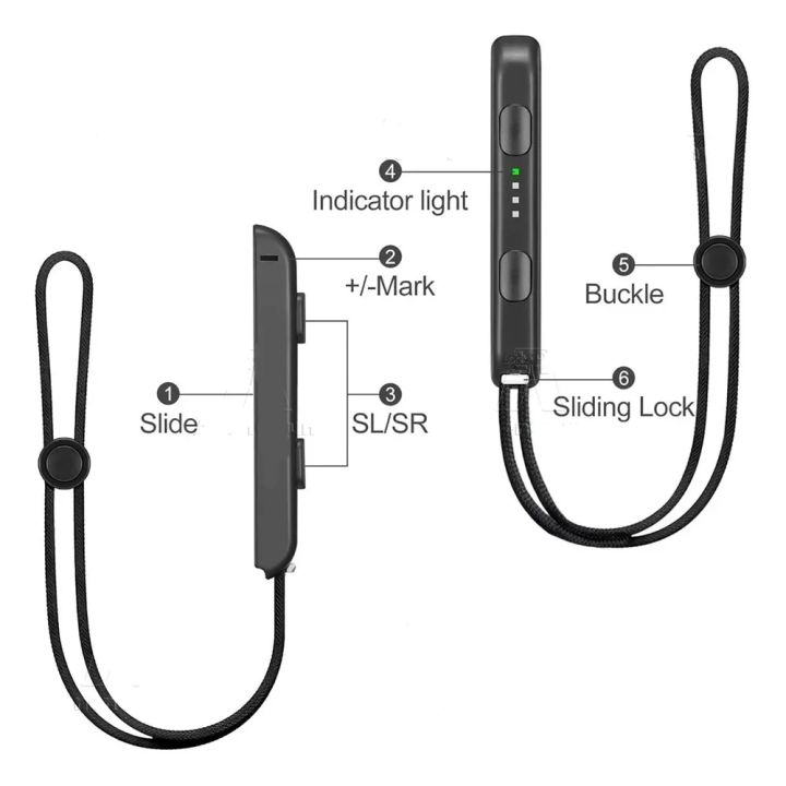 1%20Pair%20Wireless%20Gamepad%20Wrist%20Strap%20Lanyard%20For%20Nintendo%20Switch%20Joy%20Pad%20(L/R)%20Replacement%20Parts%20for%20Switch%20Controller%20Joystick%20-%20Image%202