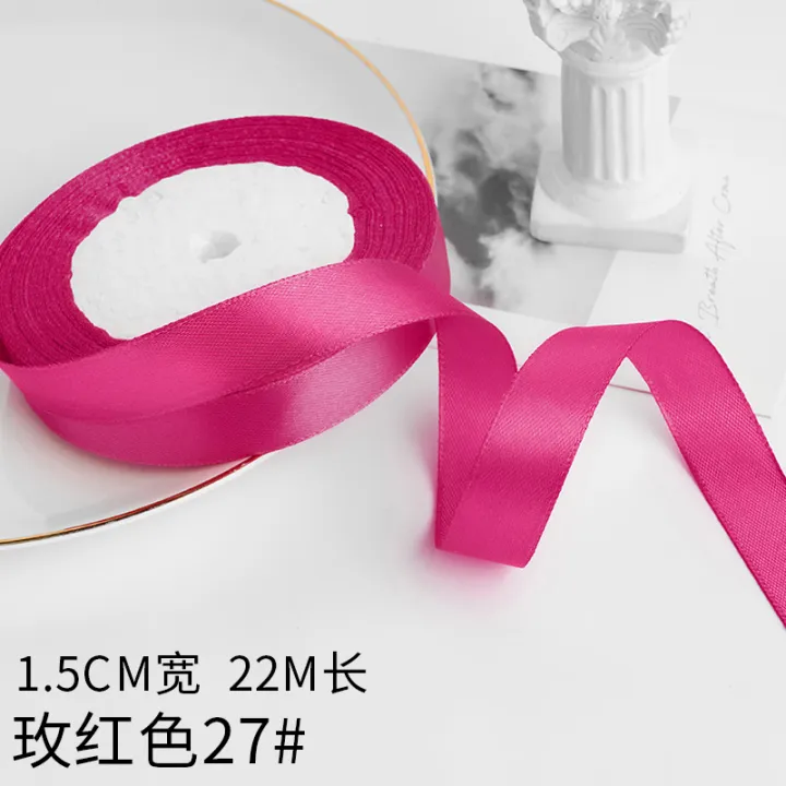 Wusmart%2022Meters/Roll%201.5cm%20Single%20Face%20Satin%20Ribbon%20DIY%20Handmade%20Crafts%20Fabric%20Christmas%20Wedding%20Decoration%20Silk%20Ribbons%20-%20Image%207