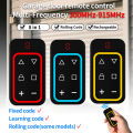 Garage Door Remote Control Duplicator 300MHz-915MHz Multi-Frequency Code Grabber Clone Gate Key Fob Command Hand Transmitter. 