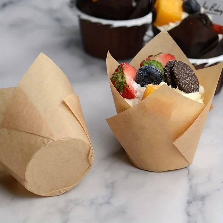 50/100PCS%20Baking%20Oil%20Proof%20Paper%20Cups%20Tulip%20Cake%20Paper%20Cups%20Baking%20Shops%20Dessert%20Bread%20Cakes%20Biscuit%20Wrap%20Cases%20Supplies%20-%20Image%205