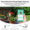 Tuya Smart ZigBee Soil Moisture Sensor Temperature Meter Humidity Sensor Plant Monitor Detector Garden Automation Irrigation. 