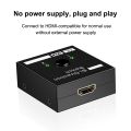 Bi Direction Switch HDTV 2.0 4K 30/60HZ HDTV Splitter Switcher 1x2 2x1 New Dual 2 Ports Adapter Converter Supports Ultra HD 4K. 