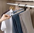 Pant Hanger for Multiple Pants - S Shape Trouser Hanger - Pants Hanger Multi-Layer S-Style Jeans Trouser Hanger Stainless Steel Clothes Hanger Space Saving for Pants Jeans Scarf Hanging. 