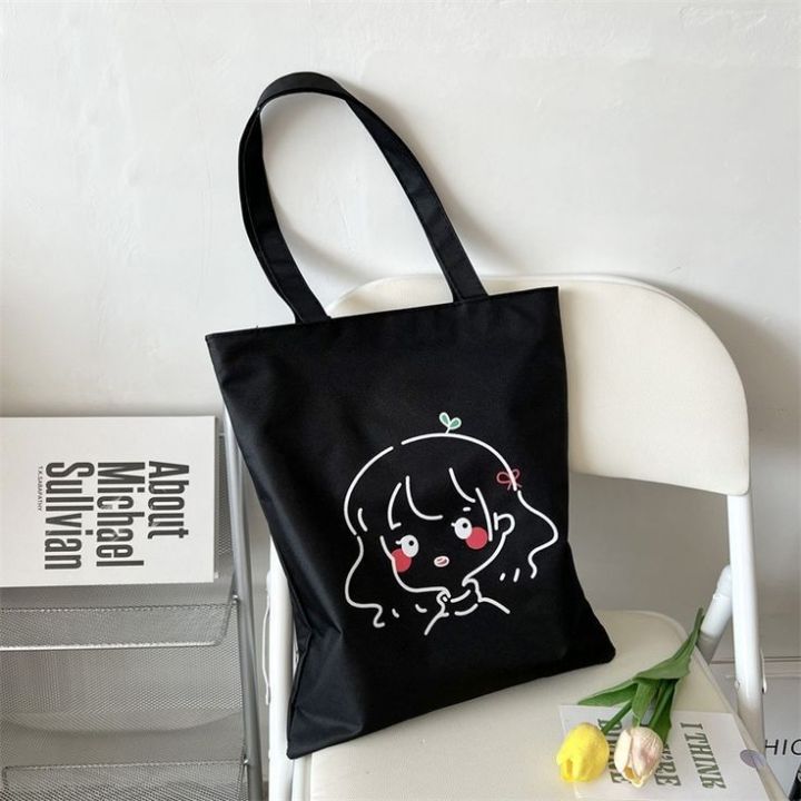 Super heavy weight Black tote bag for girls Eco friendly shopping bag laptop bag