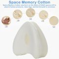 Memory Foam Leg Knee Foam Support Pillow Side Sleeper Sciatica Orthopedic Sciatica Back Hip Relief Pillow For Bed Sofa. 