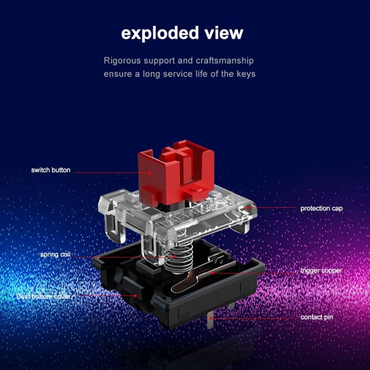 REDRAGON%20SMD%20RGB%20MX%20Low%20Profile%205.5%20Switch%203Pin%20Clicky%20Linear%20Tactile%20Silent%20Mechanical%20Keyboard%20Red%20Black%20Blue%20Brown%20Switche%20-%20Image%204