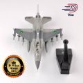D Wise F16 Aircraft/Airplane Metal Model 12 Inches. 
