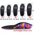 1/2 Pairs Kids Orthotics Insoles Correction Care Tool Arch Support Flat Foot Orthopedic Insole For Children Ultra Light Shoe Pad. 