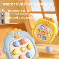 1 Pc Mini Whack-a-Mole Hand-eye Coordination Educational Toy Random Color Children's Pinch Finger Decompression Toy. 