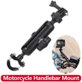 Motorcycle Handlebar Mount Aluminum Alloy Bike Holder For GoPro Hero 13 12 11 10 9 8 Insta360 DJI Osmo Action Camera Accessories.