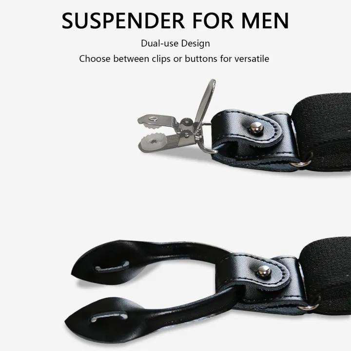 Suspenders%20for%20Men%20Button%20&%20Clip%20End%20Heavy%20Duty%20%20Adjustable%20Elastic%20Y-Shape%20Stainless%20Steel%20-%20Image%206