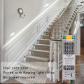 24V 400W 2in1 Stair Light Controller Kit 5M 10M 15M COB Running Water Flow Strips PIR Motion Sensor Staircase Lighting Controler. 