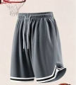New Mens Basketball Pants Athletic Court Shorts Elastic Y2K Oversized Casual Quick Drying Shorts Suitable for Daily Fitness Moto.