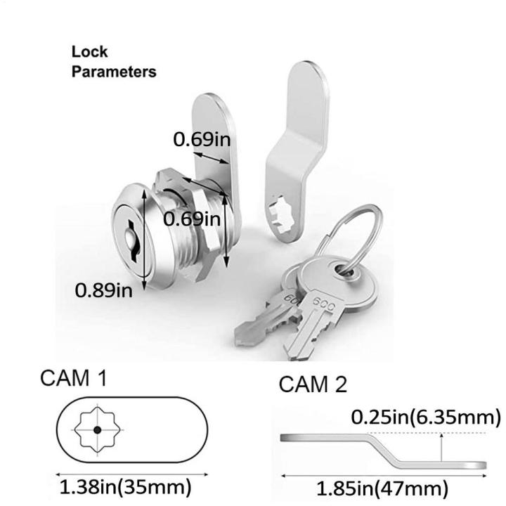 Cam%20Locks%20for%20Cabinets%20RV%20Storage%20Cam%20Lock%20Compartment%20Locks%20Replacement%20Lock%20for%20Campers%20Trailer%20with%20Keys%20Zinc%20Alloy%20Mailbox%20-%20Image%207