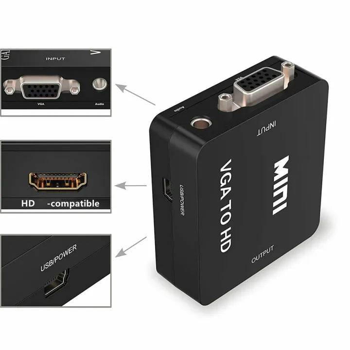 VGA%20to%20HDMI-compatible%20Adapter%20Converter%201080P%20HDTV%20With%20Audio%20For%20Laptop%20PC%20to%20HDTV%20Projector%20VGA%20to%20HDMI-compatible%20Adapter%20-%20Image%205