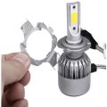 10Pcs H7 Adapter Headlamp Socket Car Led Bulb Holder Lamp Base For D101 High Temperature Resistant Stainless Steel Material.
