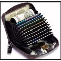 Black Debit/Credit Card Holder Wallet for Men & Women. 