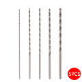 5PCS Twist Drill Bits Hole Saw Cutter Woodworking Tools Extra Long HSS Straight Shank Drill Bit Set Power Tool Drilling Bits. 