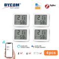 EWeLink Zigbee 3.0 Temperature & Humidity Sensor, Low Power Consumption, Real-Time Monitoring, Compatible With Alexa And .. 